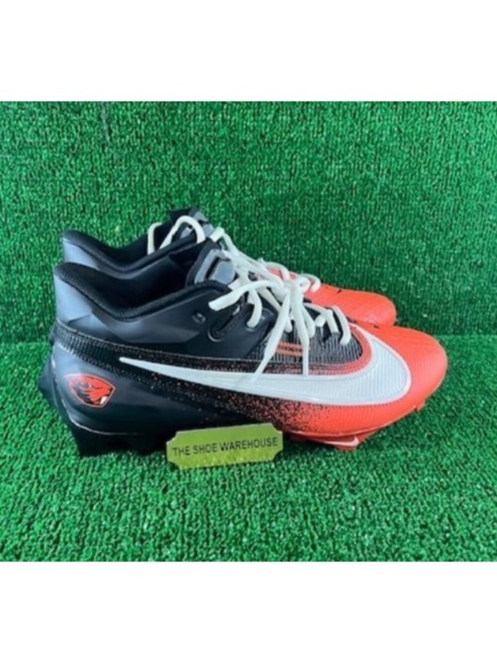 Men Nike Vapor Edge Elite 360 2 Oregon Beavers Football Cleat FJ6379-004 Sz 11 W